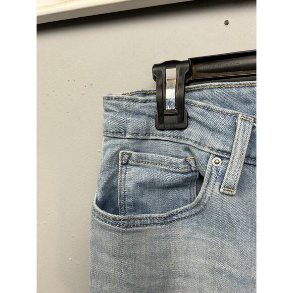 Levi's 721‎ High Rise Skinny Blue Jeans Stretch Women's Size 29 Light Wash Denim - Picture 6 of 10